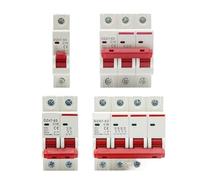 2RD58I8PM Mini disjoncteur DZ47 1-4P 3A-63A 400V C Type MCB Protection Contre Les Courts-Circuits et surcharges Montage sur Rail DIN 35 mm Capacité de Coupure 6KA 1 pièce(6 Years,1)