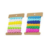 2rouleau Ruban Dentelle Ondulée Accessoires Vêtements Diy Couleurs De Yards Pour Jupons Maternité Décorations Et Projets Créatifs