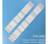 2set 16 Pieces Lampe de bande de rétroéclairage LED pour THOMSON 55UV6416W YHE-4C-LB5504-YH01J L55P2-UD B55A858U L55E5800A-UD 55D2900 55HR330M05horizon ""Nipseyteko