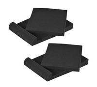 2set/4 pièces Isolation acoustique Studio moniteur haut-parleur tampons d'isolation haute densité mousse acoustique tampons pour 5 pouces/6 pouces haut-parleurs