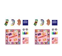 2set Jeux pour Couples en Duo - Jeu de société Couple Adultopoly, Cartes de Jeux relationnels Portables pour Anniversaire ou soirée en Amoureux, Cadeau pour Mari et Femme -Idéal pour la fête