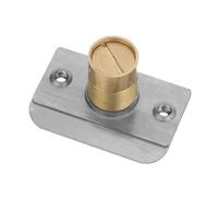 2set Loquet de Porte Caché Réglable en Acier Inoxydable | Fermeture Sécurisée et Discrète, Installation Facile, Réduit le Bruit, pour Bureau et Habitation