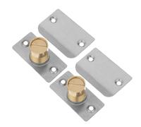 2set Loquet Magnétique de Porte Invisible Réglable en Acier Inoxydable | Remplacement Sécurisé, Plaque de Frappe Incluse, Usage Résidentiel et Bureau, Finition Discrète