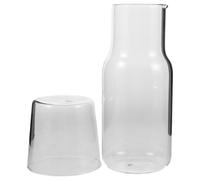2set Pichet de Thé Glacé en Verre Borosilicaté, Carafe D’eau