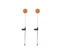 2set Solar Dandelions Garden Lights 6LED Colorful Outdoor Lawn Lamp for Patio Yard Balcony6LED Orange (2pcs)