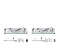 2set Support de Charge Double pour Meta Qest 3/3S Casque VR et Manettes, Station de Recharge Magnétique Rapide avec Bande Lumineuse LED, Support d'Affichage pour Casque,pour Manette