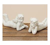2Sort l20cm ange en porcelaine