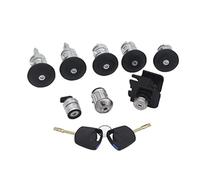 2T1AV22050AD Ensemble DE Serrure Complet Interrupteur D'ALLUMAGE Gauche Droite Serrure DE Porte Serrure DE Coffre pour Ford Transit Connect 2002-2013 Serrure de commutateur d'allumage de Voiture