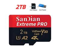 (2TB) Carte mémoire Micro TF/SD e,256 go,512 go,1 to,haute vitesse,carte Flash SD V30,pour téléphone/ordinateur portable/ordinateur de bureau