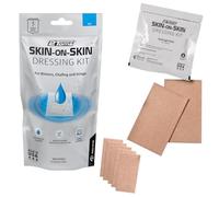 2Toms Skin-On-Skin - 12 Carrés Hydrogel Et Étui - Pansement Ampoule Pied Et Talon, Protection Anti Ampoule Talon Et Soulagement Des Brûlures - Pansements Ampoules Non Adhésifs Et Apaisants