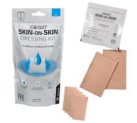 2Toms Skin-on-Skin Pansements Hydrogel - Kit de 12 pansements carrés + étui - Soulage les ampoules, brûlures, frottements et irritations