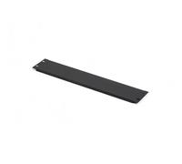 2U rack blank panel for 19" Cabinet, Black (RAL 9005)
