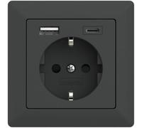 2USB 2U-449542 Prise à contact de protection avec sortie de charge USB, sécurité enfants, norme V