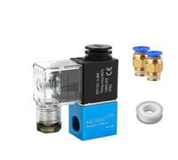 2V025-06/08 Électrovanne pneumatique pilote 2/2 voies 2 voies 2 voies 1 pièce (2V025-08 DC12V, avec raccord de 8 mm)