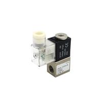 2V025-08 2V025-06 Normally Open 12V 24V 220V 1/4" BSP 2 Way 2 Position Air Solenoid Valve 2V025-08 Pneumatic Control Valve(Brown,2V025-06-NO AC220V)