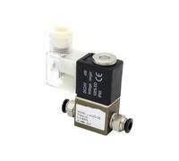 2V025-08 Normally Closed 12V 24V 110V 220V 380V 1/4" BSP 2 Way 2 Position Air Solenoid Valve 2V025-08 Pneumatic Control Valve(Grass green,2V025-08NC AC110V)