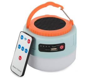 2v1 touriste AK. Lumière de voyage solaire LED pour le camping avec une télécommande USB +
