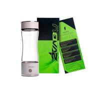 2VABU Molecular Curve - Bouteille d’Eau Hydrogénée Rechargeable - Jusqu’à 1300 PPB d’Hydrogène Moléculaire - Technologie SPE & PEM - 450 ml