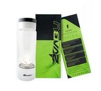 2VABU Molecular Sport - Bouteille d’Eau Hydrogénée - Jusqu’à 1400 PPB d’Hydrogène Moléculaire - Technologie SPE & PEM - 400 ml - Housse Protectrice Incluse