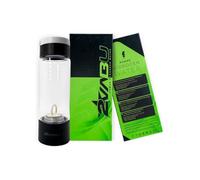 2VABU Molecular Sport - Bouteille d’Eau Hydrogénée - Jusqu’à 1400 PPB d’Hydrogène Moléculaire - Technologie SPE & PEM - 400 ml - Housse Protectrice Incluse