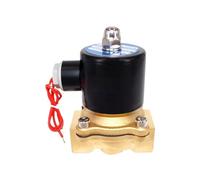2W series Direct-acting Normally Closed Water Valve 1/4",1/8",1/2",3/4" AC220V,DC24V Pneumatic Valve for Water Oil Air(2W200-20,AC220V)