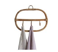 2WFYJNITP Chapeau Crochet Mural Nordique indonésien en rotin, Porte-Serviettes de Salle Bain, Porte-Manteau, Magasin vêtements, Accessoires Photo, Support Rangement Organisateur