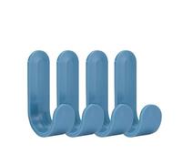 2WFYJNITP Chapeau Porte-clé Mural Auto-adhésif, 4 pièces/1 pièce, Crochet à Serviette, décoration de Maison, Porte-Serviettes, Porte-Chapeaux, Organisateur Organisateur(Blue)