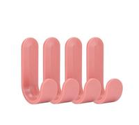 2WFYJNITP Chapeau Porte-clé Mural Auto-adhésif, 4 pièces/1 pièce, Crochet à Serviette, décoration de Maison, Porte-Serviettes, Porte-Chapeaux, Organisateur Organisateur(Pink)