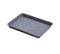 2WFYJNITP Plateaux pour Plantes Plateaux d'égouttage for Plantes d'intérieur et d'extérieur, Soucoupe rectangulaire en résine de 33,8 cm, Trois Couleurs pour jardinières(Grigio)