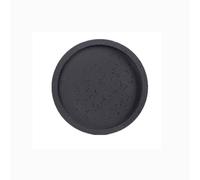 2WFYJNITP Plateaux pour Plantes Soucoupe à Plantes Imitation marbre de Style Moderne, jardinière en résine synthétique for Balcon Salon pour jardinières(Noir,XXL)