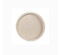 2WFYJNITP Plateaux pour Plantes Soucoupe à Plantes Imitation marbre de Style Moderne, jardinière en résine synthétique for Balcon Salon pour jardinières(Beige,Grand)