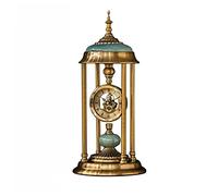 2WFYJNITP Salon Horloge de Table de Luxe lumière européenne décoration intérieure exquise Horloge silencieuse de Table Horloge décorative de cheminée Rétro