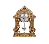 2WFYJNITP Salon Style rétro européen Horloge de Bureau Salon cheminée décoration lumière Luxe Ornements Artisanat Rétro