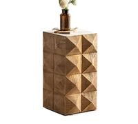 2WFYJNITP Salon Table d'appoint d'intérieur en Bois Massif, Table carrée for canapé, de Patio, Support for Plantes, Basse, for Salon, Chevet for Chambre à Coucher Centre-Table