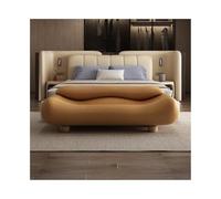 2WFYJNITP Siège rembourré Tabouret d'extrémité de lit Chambre ondulé Haut Gamme avec Tabouret à Ressorts Dossier Tabouret