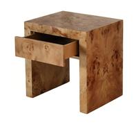 2WFYJNITP Table d'appoint Table de Chevet géométrique Simple avec Un tiroir sans Traction for Le Rangement la Chambre à Coucher avec Rangement