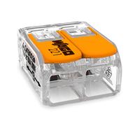 50 Mini Bornes WAGO 2 entrées 0,5-6mm² 221-612