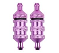 2X 1/8 1/10 ModèLe de Télécommande de Voiture Les Pièces de Rechange Le Filtre à Carburant Nitro pour HSP 02156 94122 94188, Violet