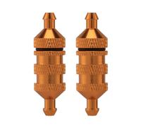 2X 1/8 1/10 ModèLe de Télécommande de Voiture Les Pièces de Rechange Le Filtre à Carburant Nitro pour HSP 02156 94122 94189, Jaune