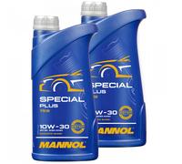 2x 1 Litre D'Huile de Moteur Huile Essence Diesel Mannol 7512 Special Plus 10W30