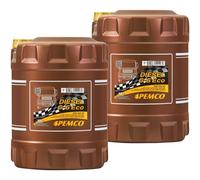 2x 10 Litre pemco Diesel G-6 Uhpd 10W-40 Eco Api CI-4 / Sl huile moteur