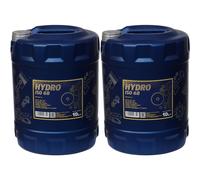 2X 10 Litres Original MANNOL Huile Hydraulique Hydro ISO 68