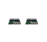2X 100M POE Inverse Fast Ethernet Fibre Commutateur 4F4E Sortie 12V Convertisseur de Média Optique Ethernet SC PCBA Plaque Métro Carte