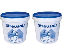 2x 10kg sel d'épandage en seau sel de déneigement sel routier sel de déneigement sel gemme
