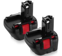 2X 12V 3.6Ah pour Bosch Batterie Ni-MH de Remplacement BAT043 BAT045 BAT120 BAT049 BAT139 PSR 12VE-2 PSB 12VE-2 GSB 12VE-2 GLI 12V 2607335261 2607335273 2607335374 Outils électroportatifs