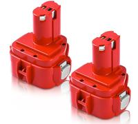 2X 12V 5,0Ah/5000mAh Remplacement Batterie pour Makita NI-Mh 12V 1220 1222 PA12 1233S 1234 1233 1235 1235B 1235F 192696-2 192698-8 192698-A 193138-9 193157-5