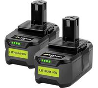 2X 18V 5.5Ah/5500mAh Batteries au Lithium pour Ryobi P108 RB18L40 P108 RB18L25 P108 RB18L15 P108 RB18L13 P107 P108, P122 P104 P105 P102 P102 P108 2003