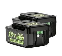 2X 18V 5Ah DREAMDASH Remplacement Batterie, Compatible pour Karcher Taille Haies HGE 18-45 18-50 Tondeuse LMO 18-33 18-36 Pulvérisateur PSU 4-18 Aspirateur WD 1 3-18 Coupe Bordures LTR 18-25 18-30