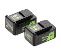 2X 18V 5Ah Remplacement pour Karcher Batterie, pour Tous Les appareils de Plate-Forme de Batterie Kärcher 18V