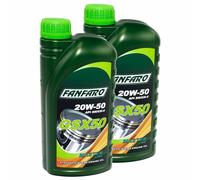 2x 1Liter FANFARO L'Huile De Moteur GSX 50 20W-50 Api Sn / CH-4 Huile Universel